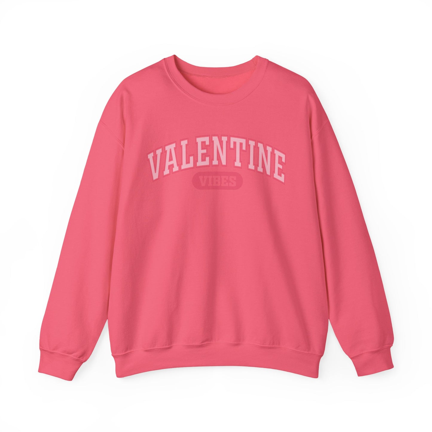 Valentine Vibes Varsity Crewneck Sweatshirt | Valentine's Day retro lettering