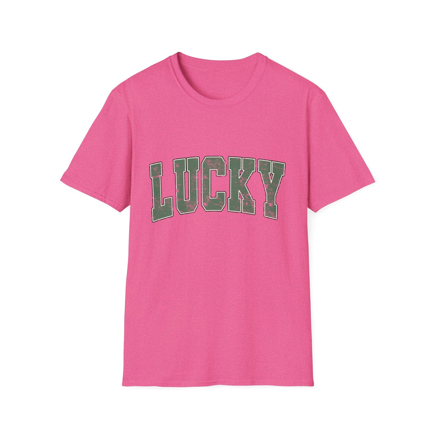 Lucky Graphic T-Shirt — Vintage Green St. Patrick’s Day Tee