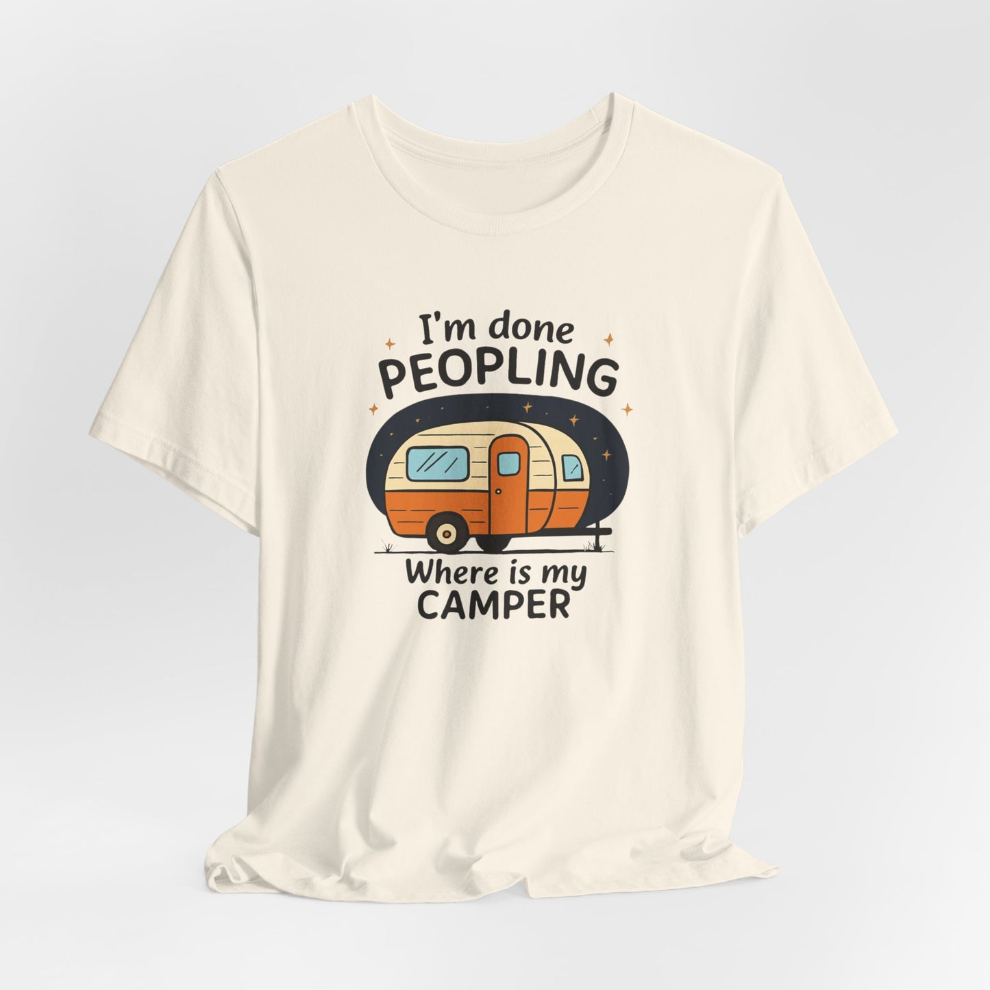 Snarky Social Exit Camper Tee