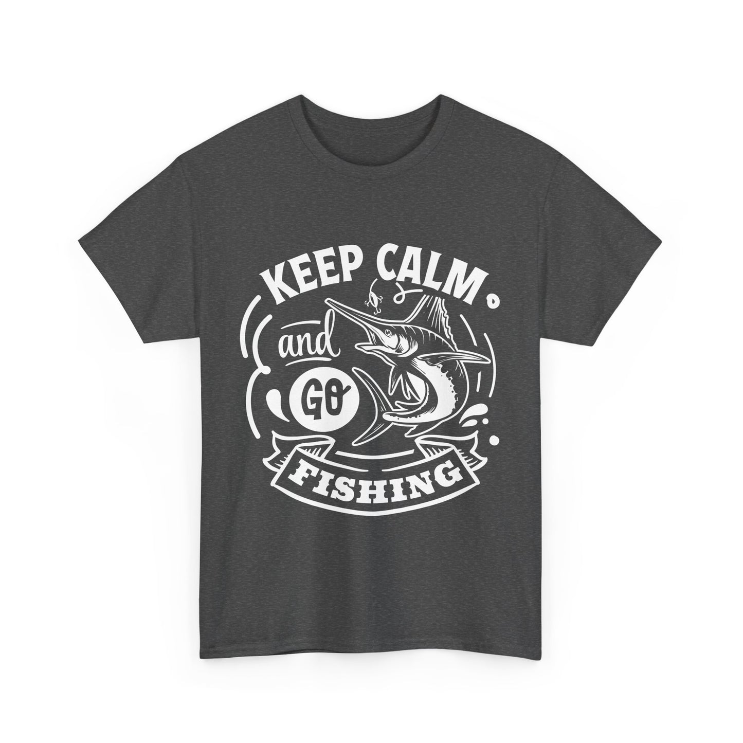 Keep Calm and Go Fishing T-Shirt for Dad
