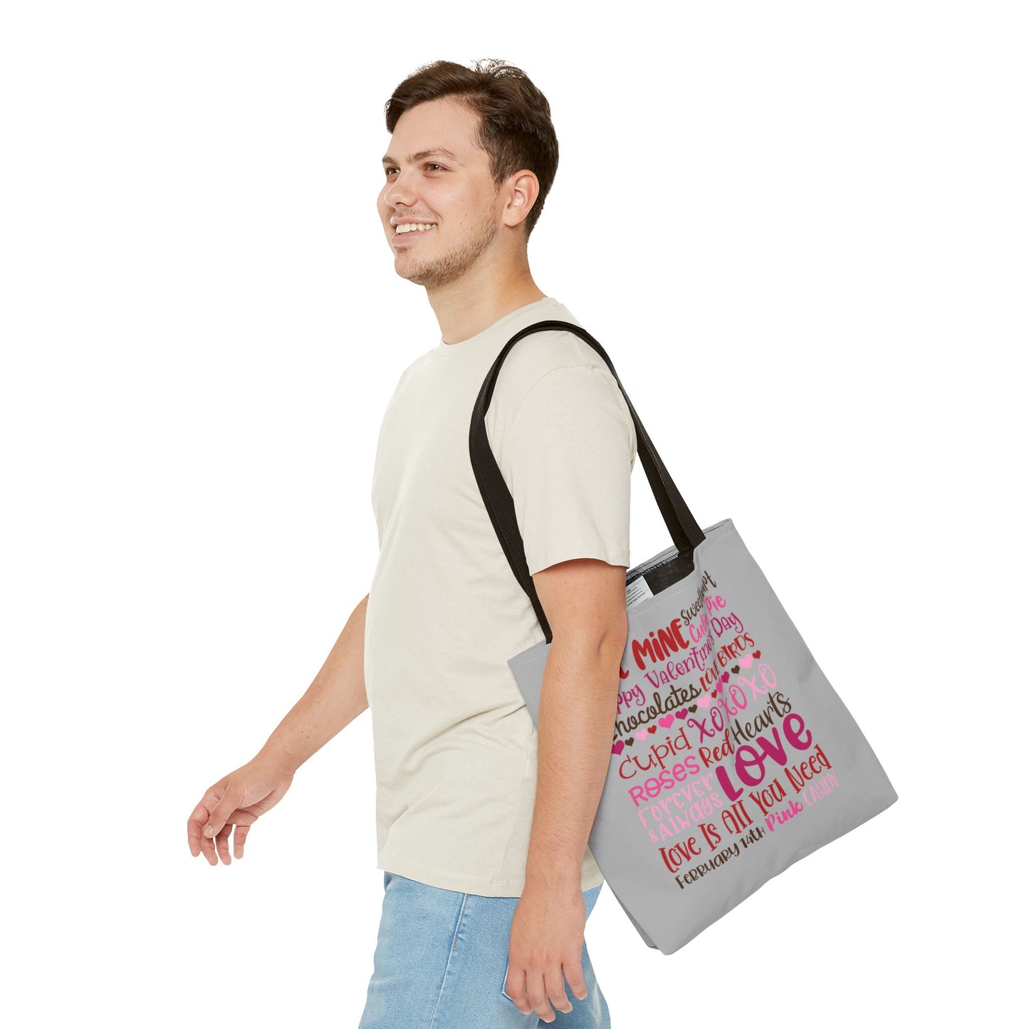 Valentine’s Day Love Words Tote Bag