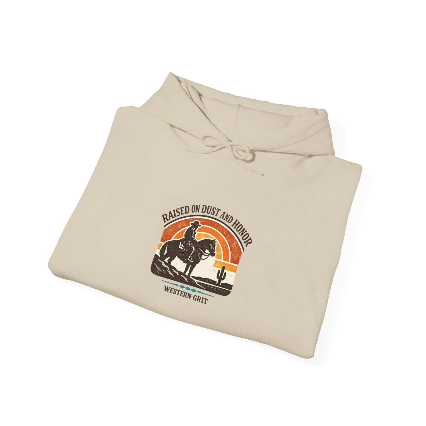 Western Cowboy Frontier Hoodie | Americana vintage rodeo sweatshirt