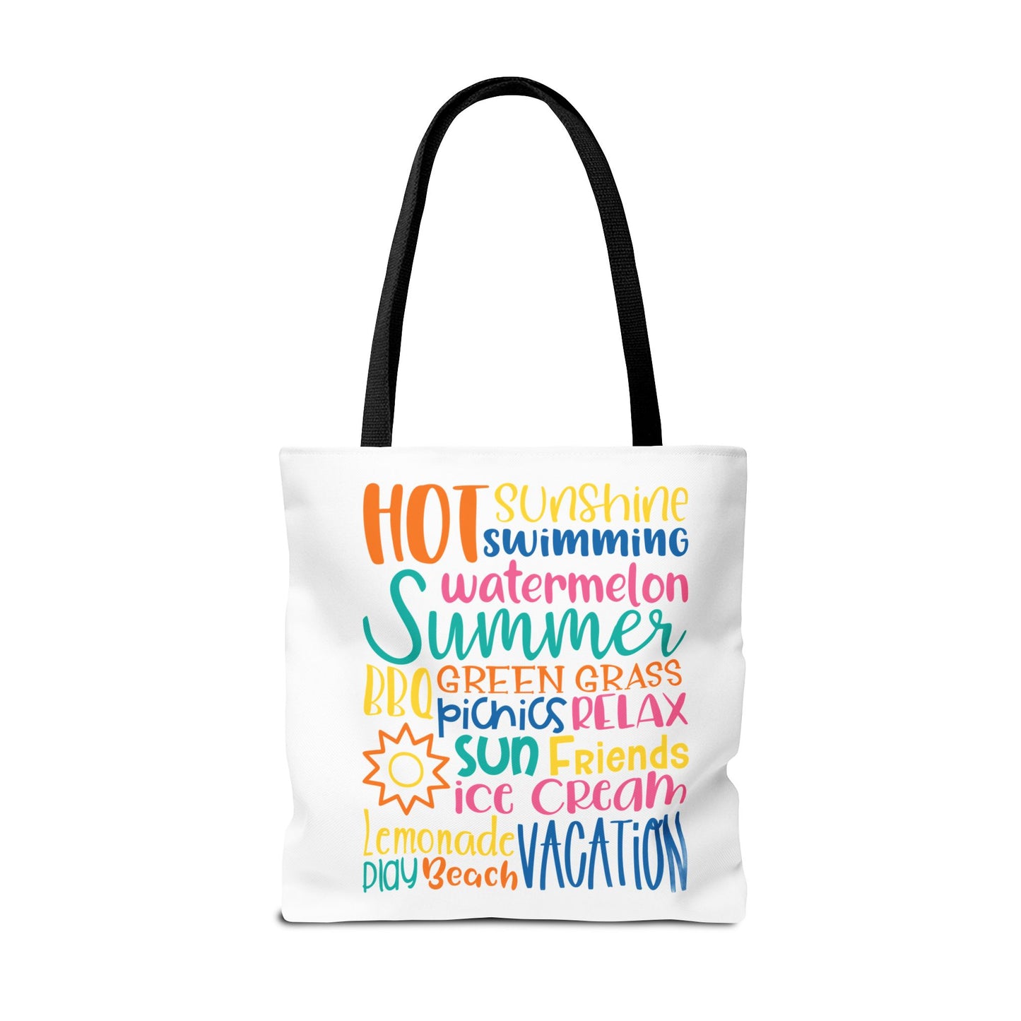 Summer Word Riot Tote Bag