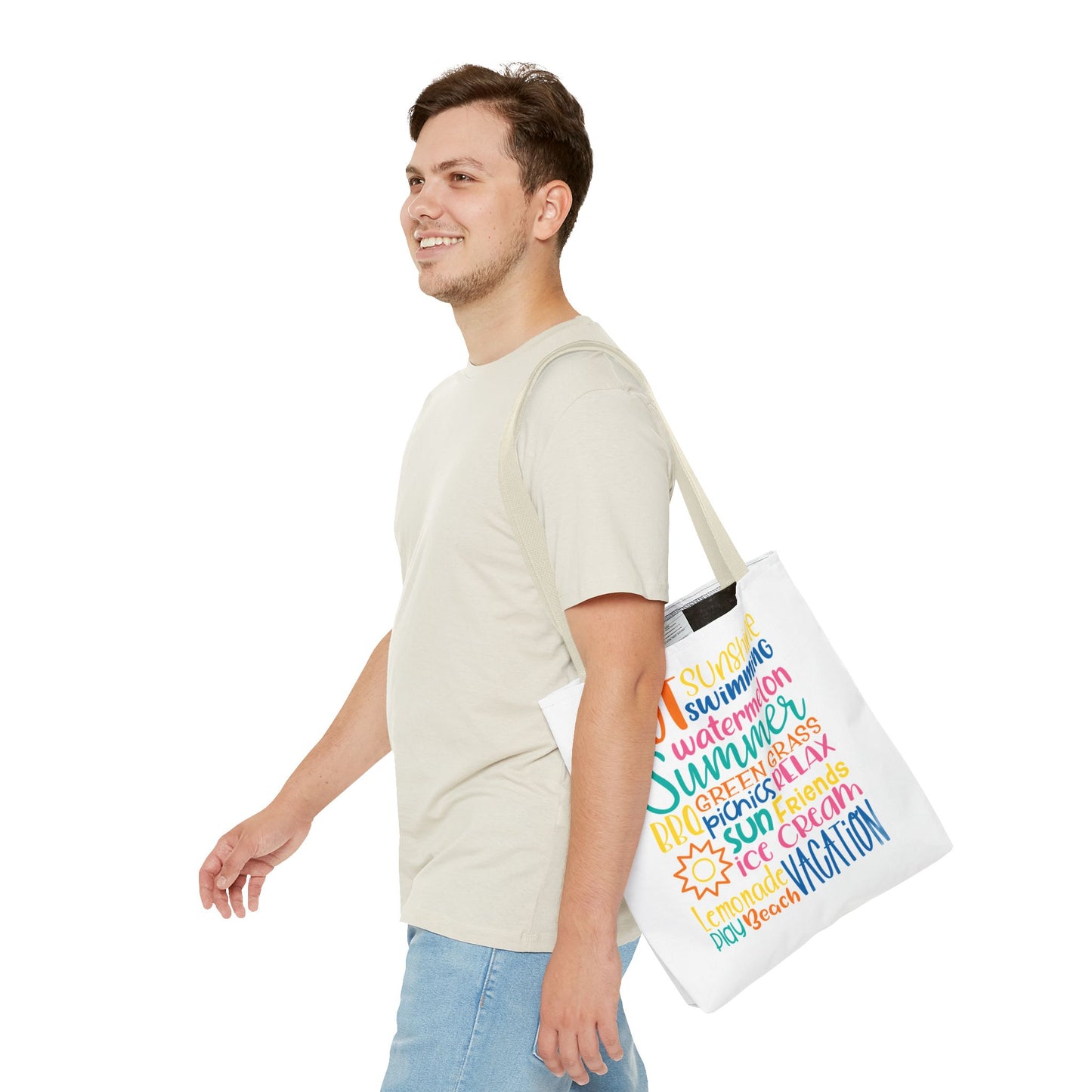Summer Word Riot Tote Bag