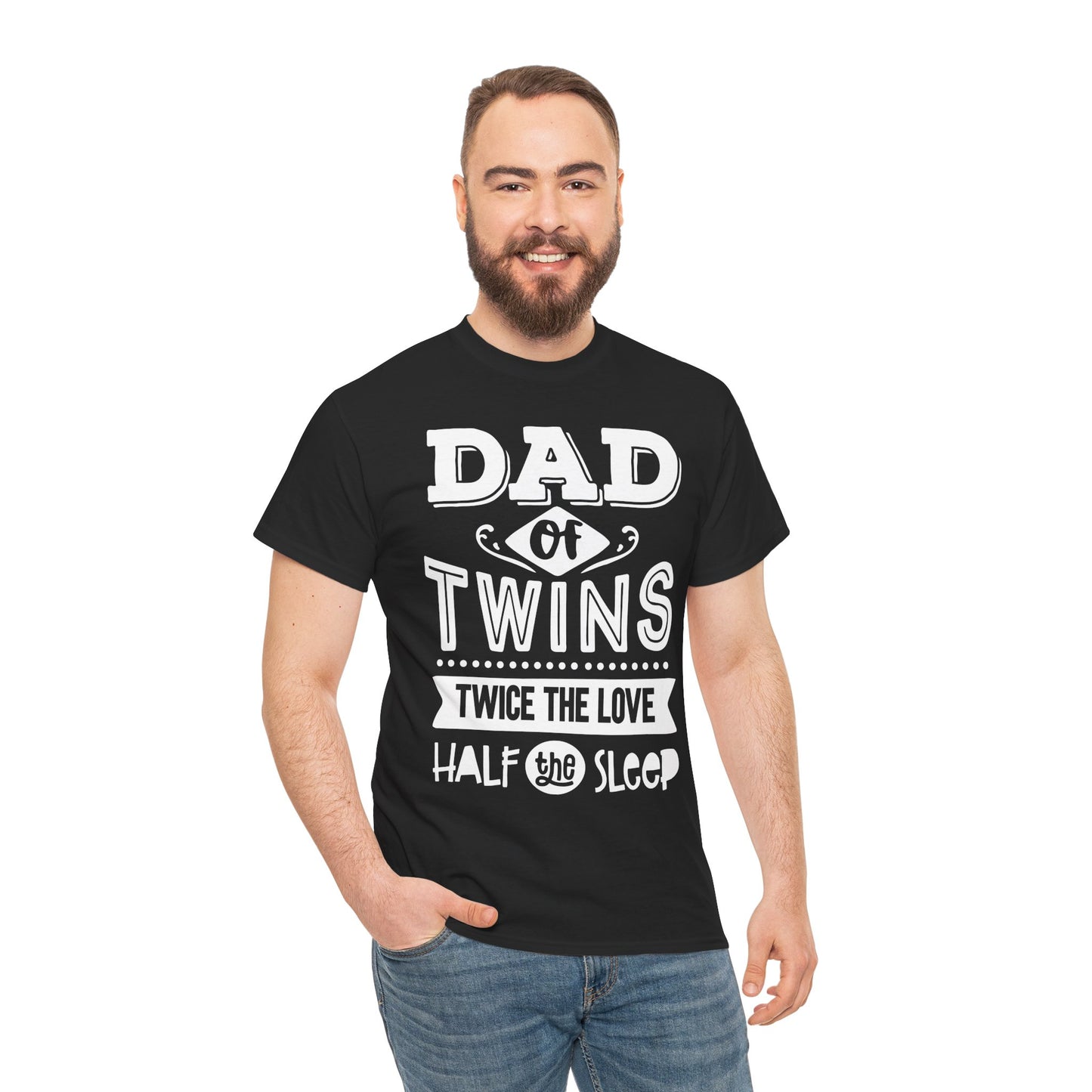 Dad of Twins T-Shirt for Dad for Father's Day