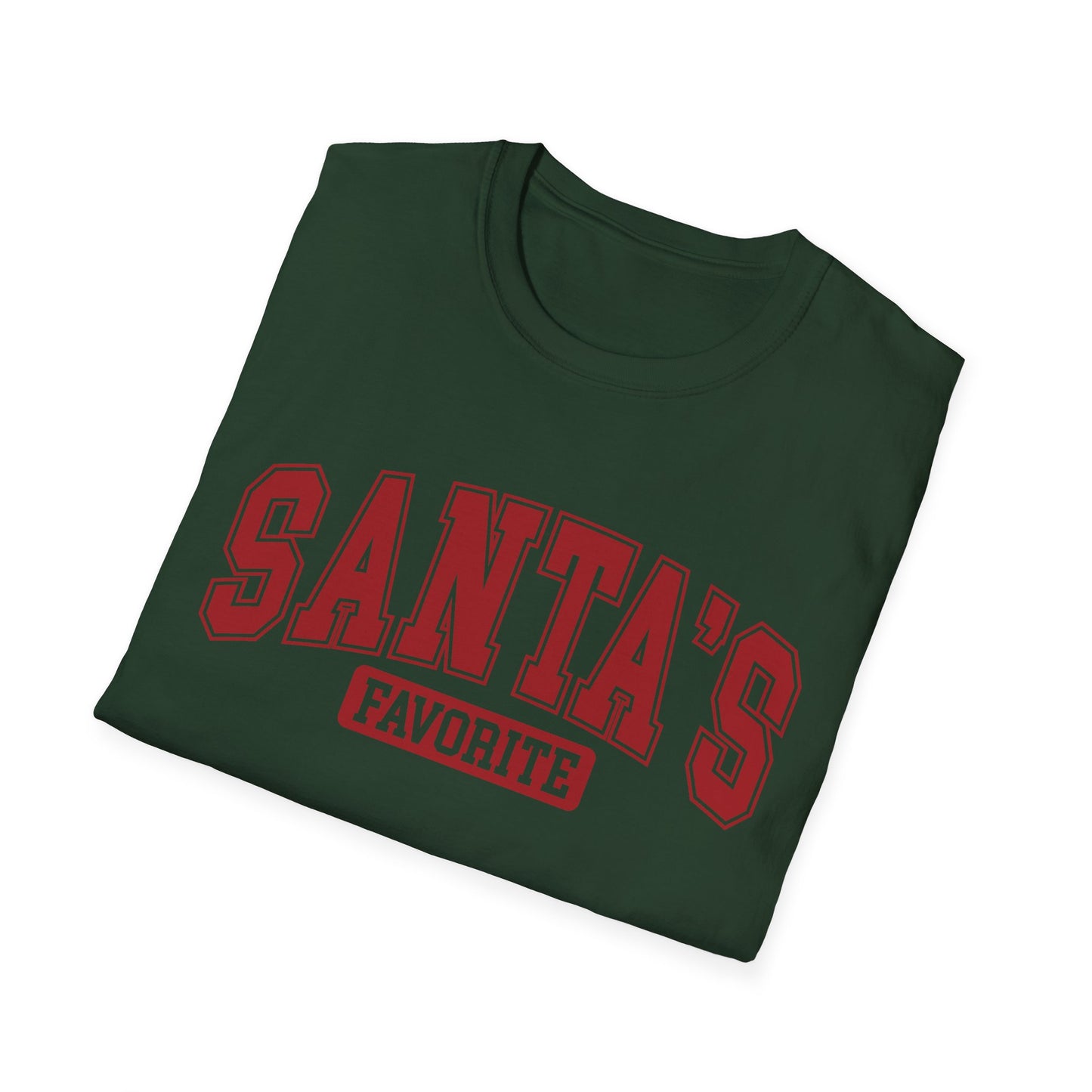 Santa's Favorite T-Shirt — Funny Christmas Holiday Tee