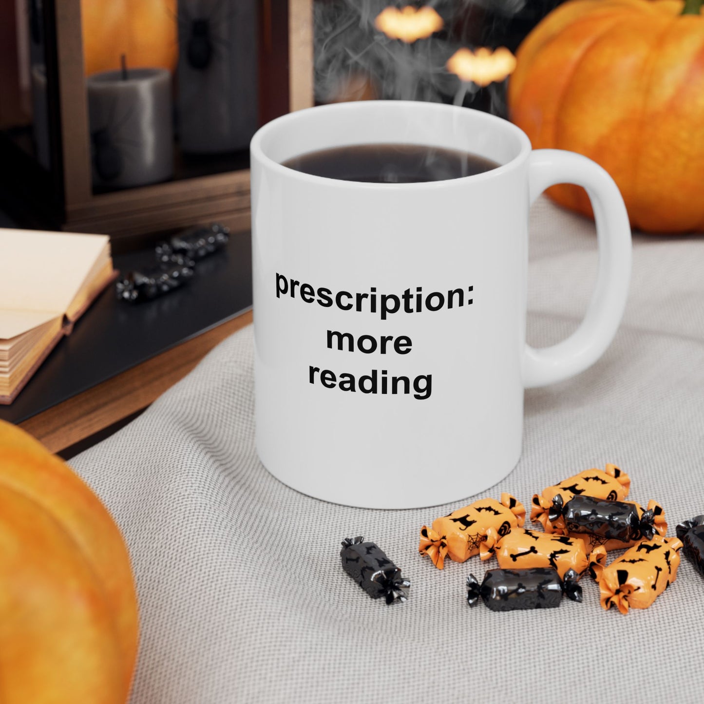 Prescription for More Reading Ceramic Mug
