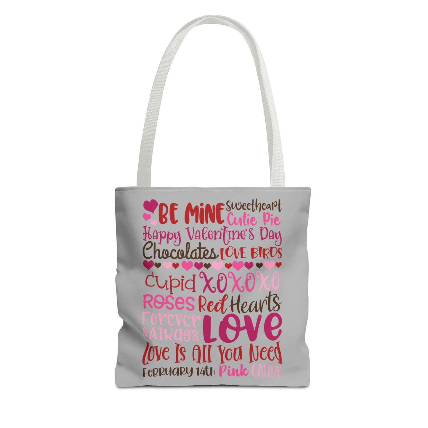 Valentine’s Day Love Words Tote Bag