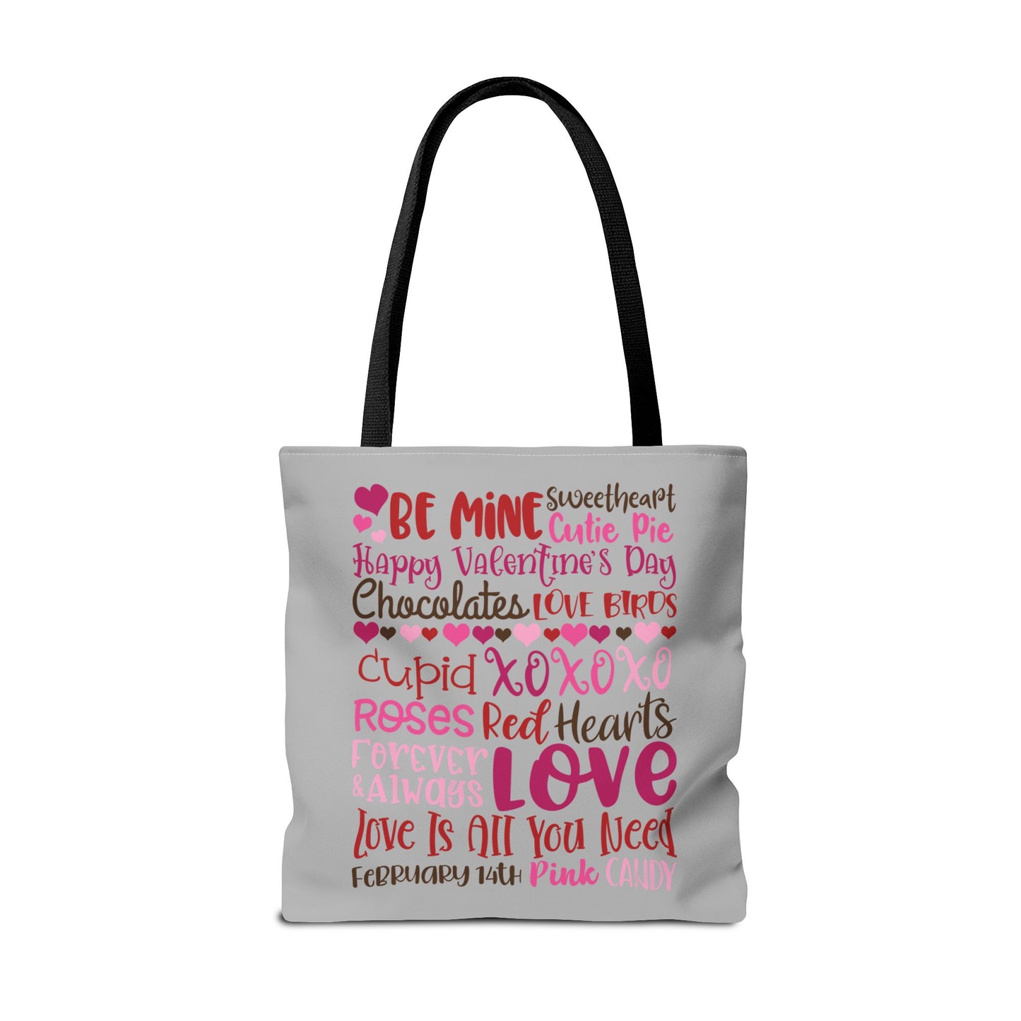 Valentine’s Day Love Words Tote Bag
