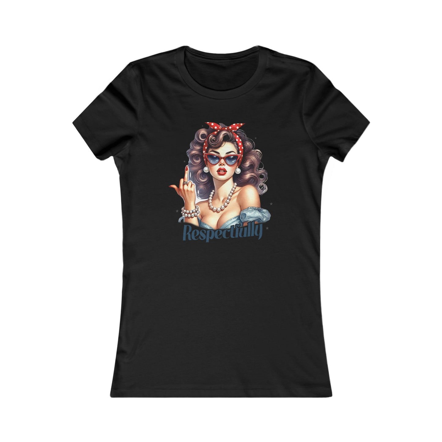Respectfully Graphic Tee for Confident Women, Perfect Gift for Mother's Day
