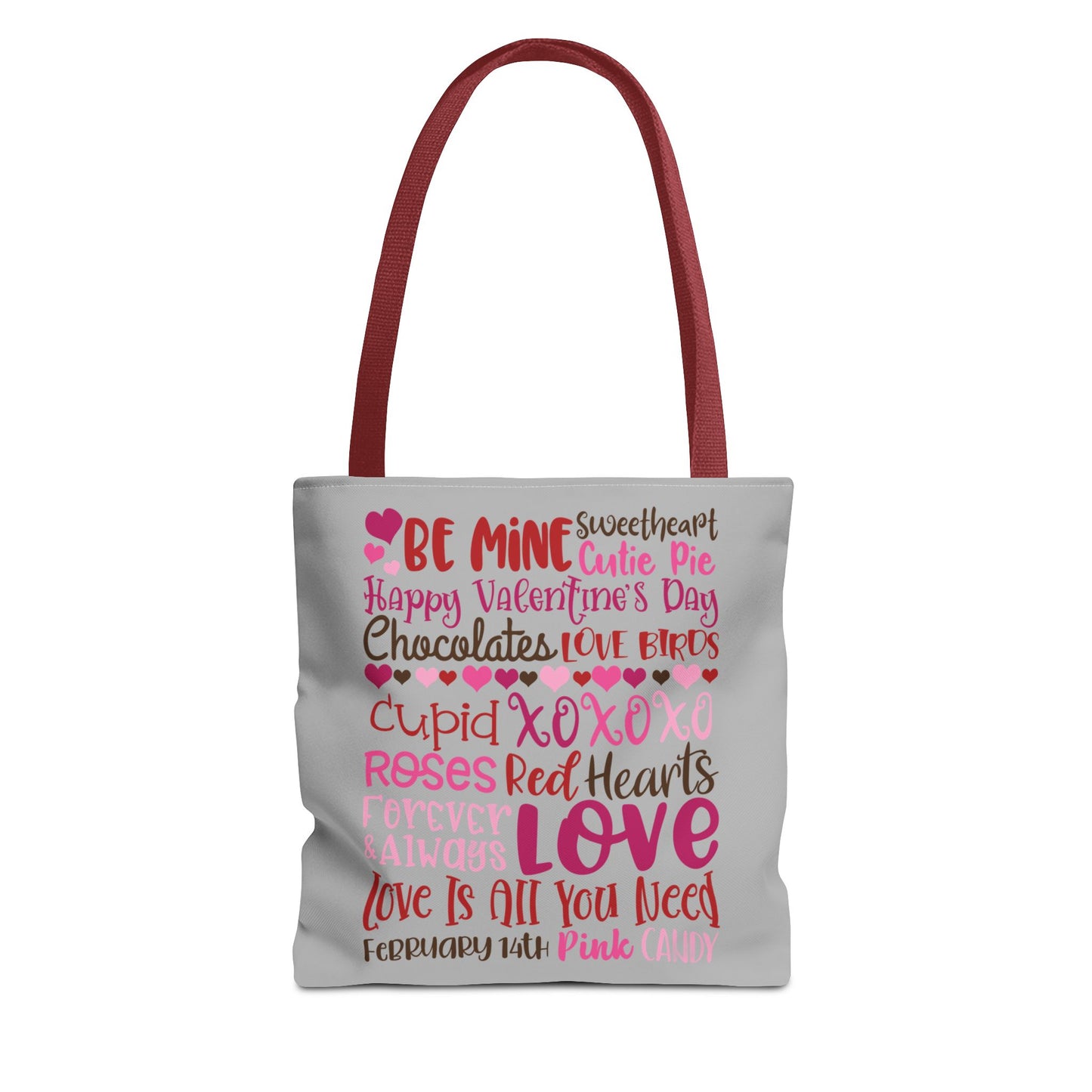 Valentine’s Day Love Words Tote Bag