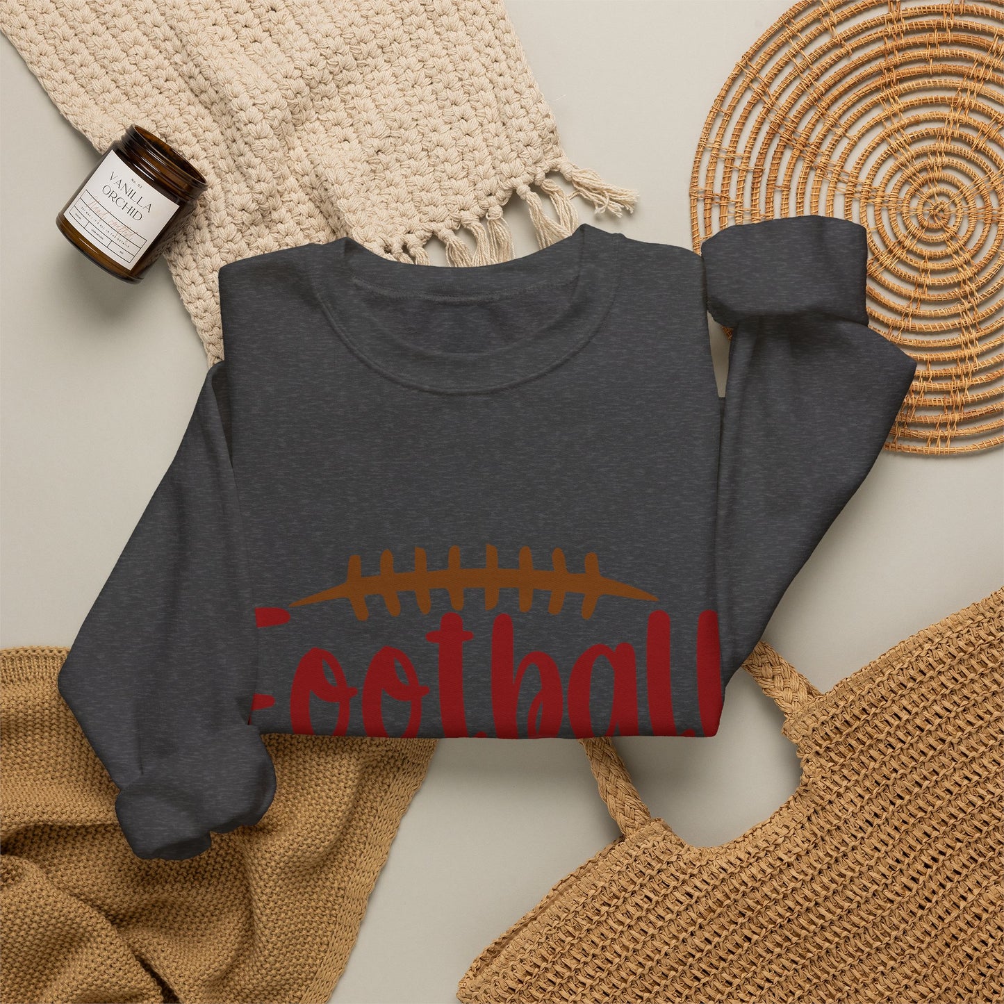 Football Mom Sweatshirt – Cozy Crewneck for Proud Sports Moms