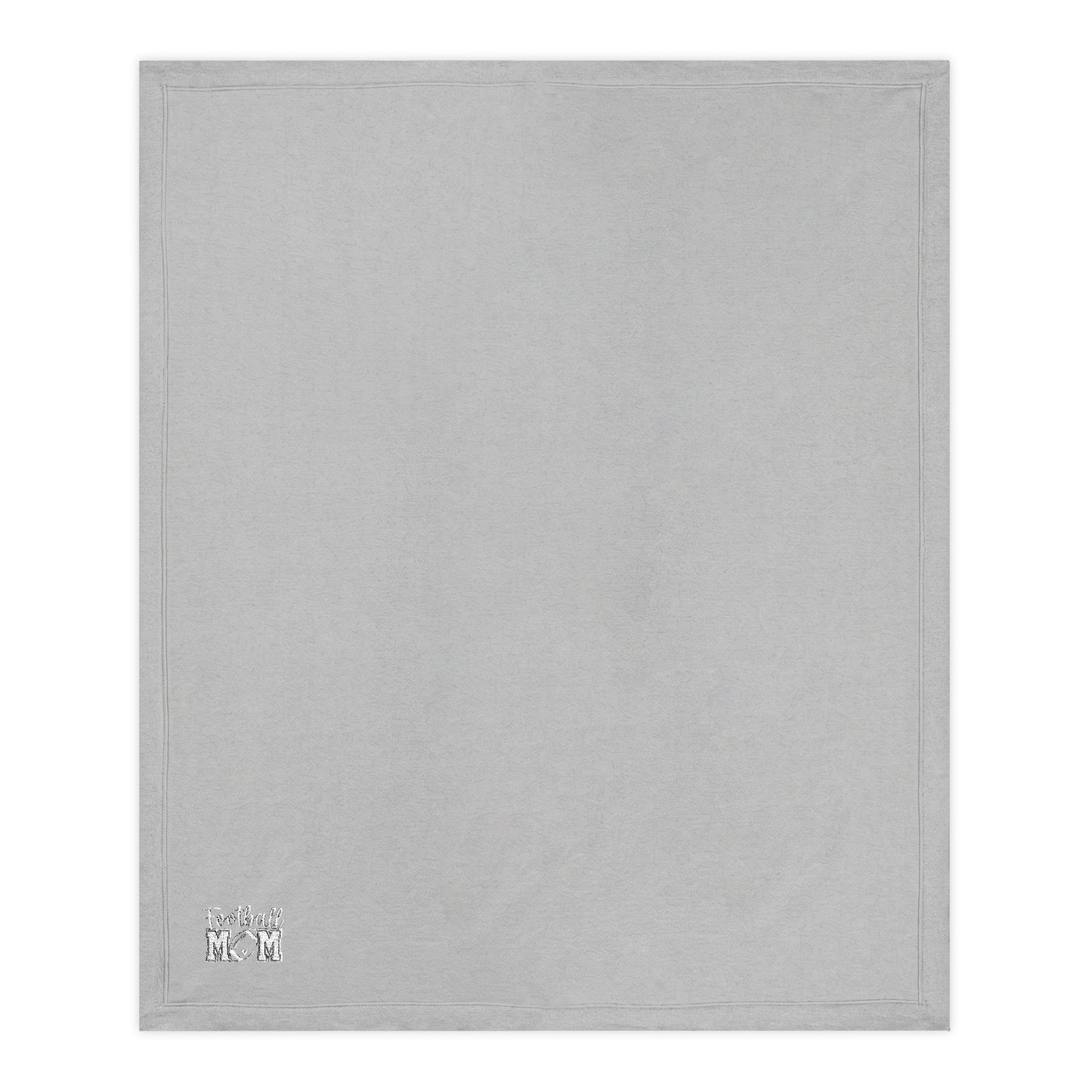 Football Mom Cozy Game Day Throw with Corner Logo