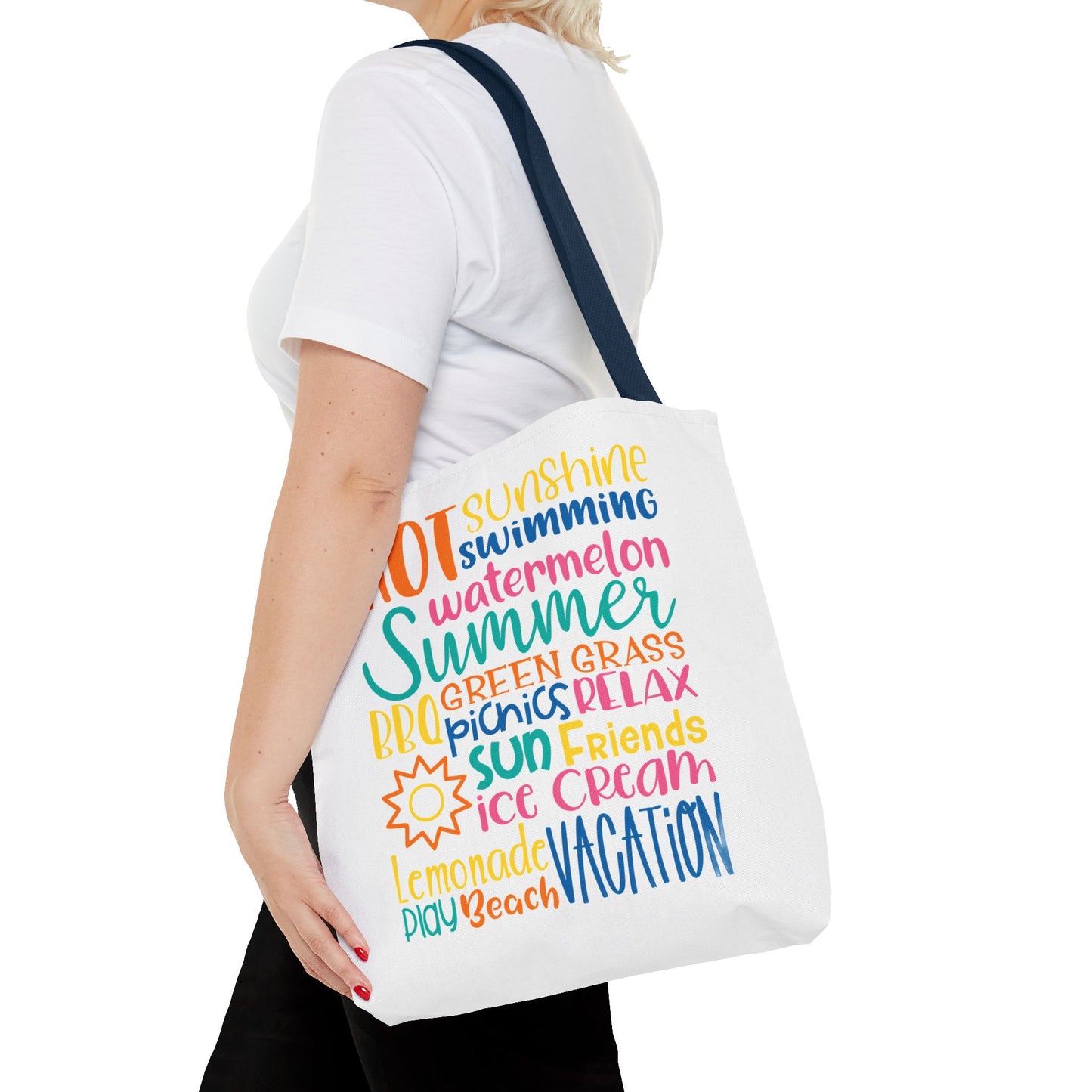 Summer Word Riot Tote Bag