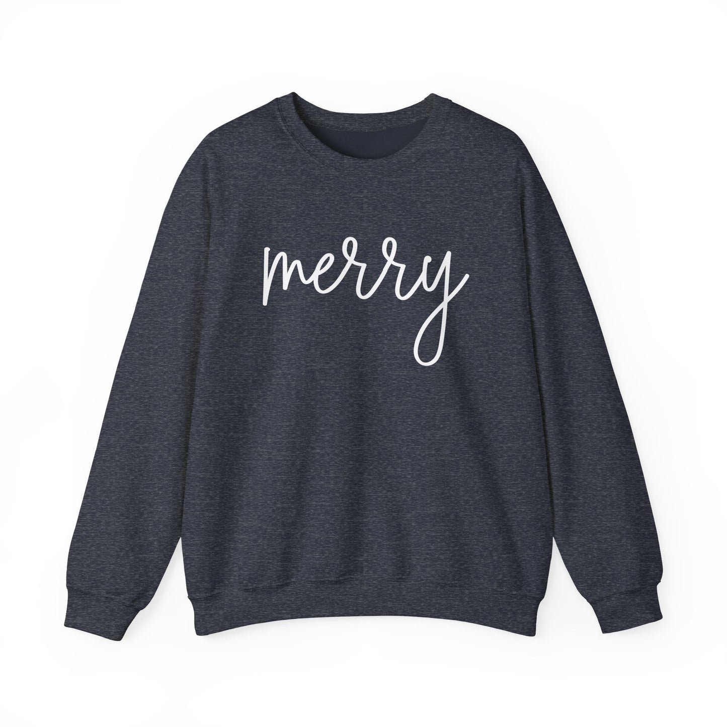 Cute Merry Crewneck Sweatshirt - Christmas Holiday