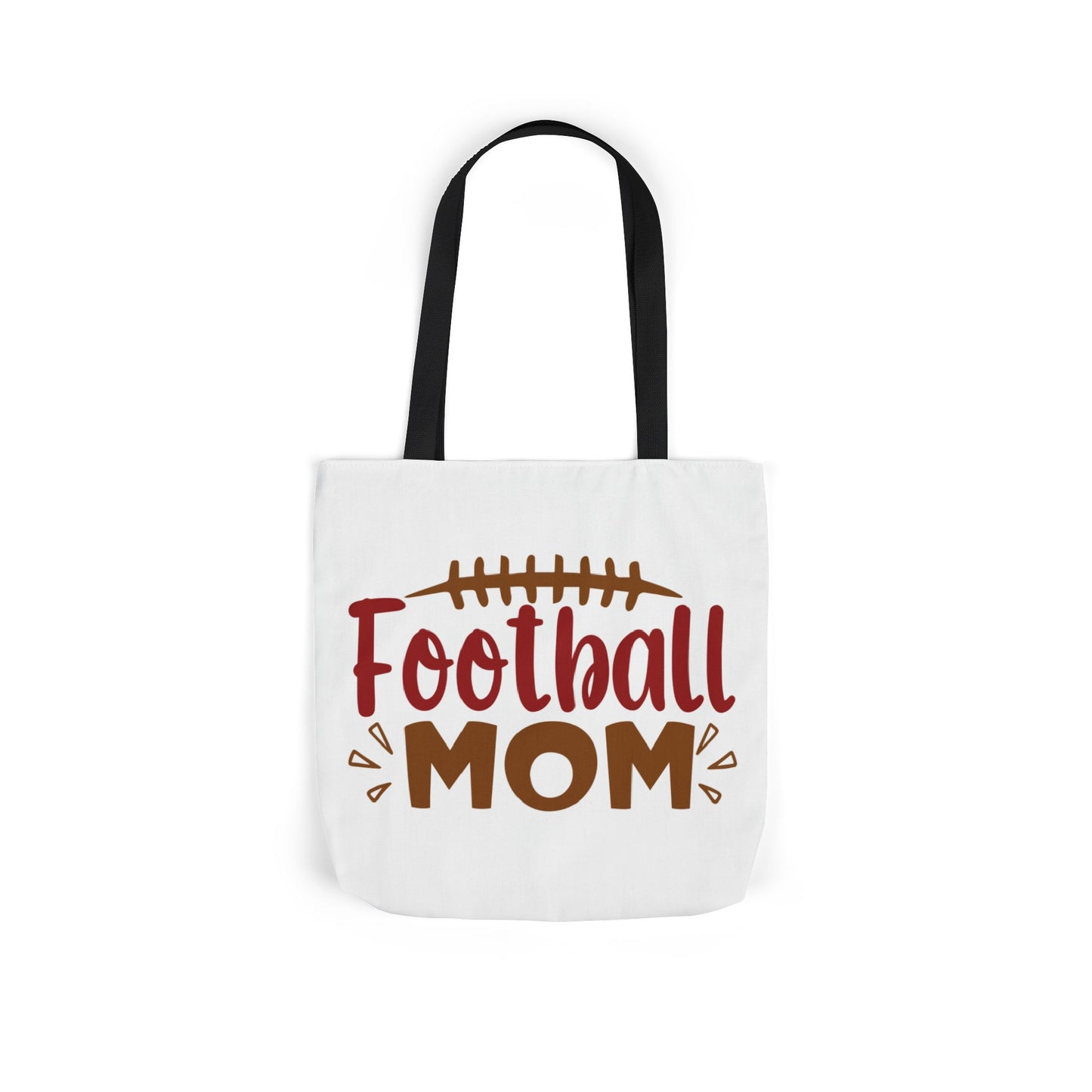 Football Mom Canvas Tote Bag — Game Day Reusable Grocery & Gear Tote