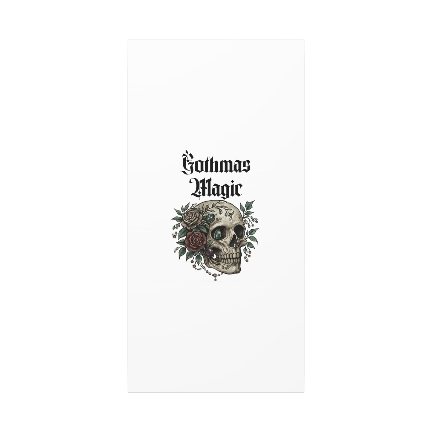 Gothmas Magic Skull Canvas Wall Art