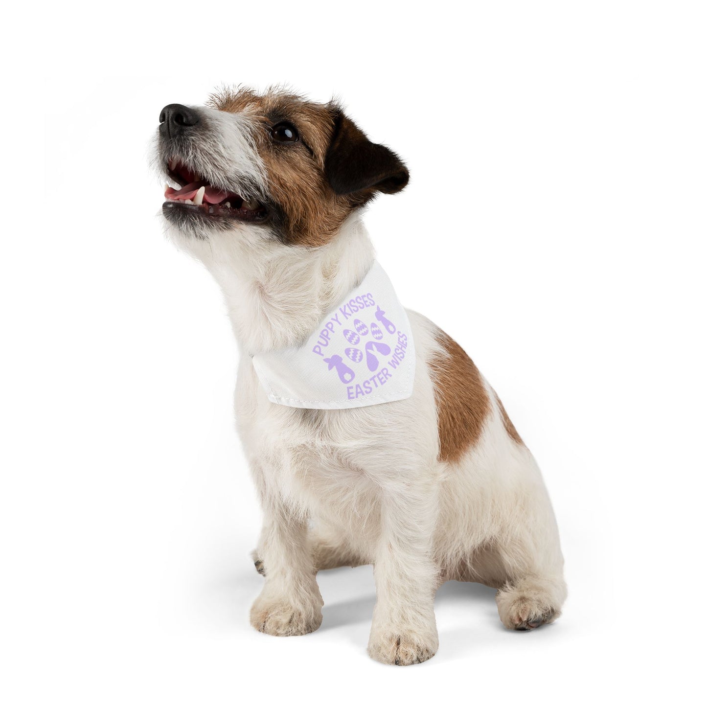 Lilac Easter Themed Pet Bandana Collar