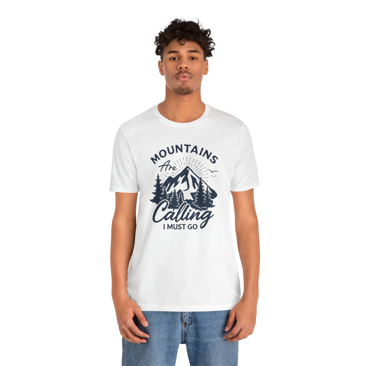 Mountains Are Calling T‑Shirt — Outdoor Adventure Graphic Tee