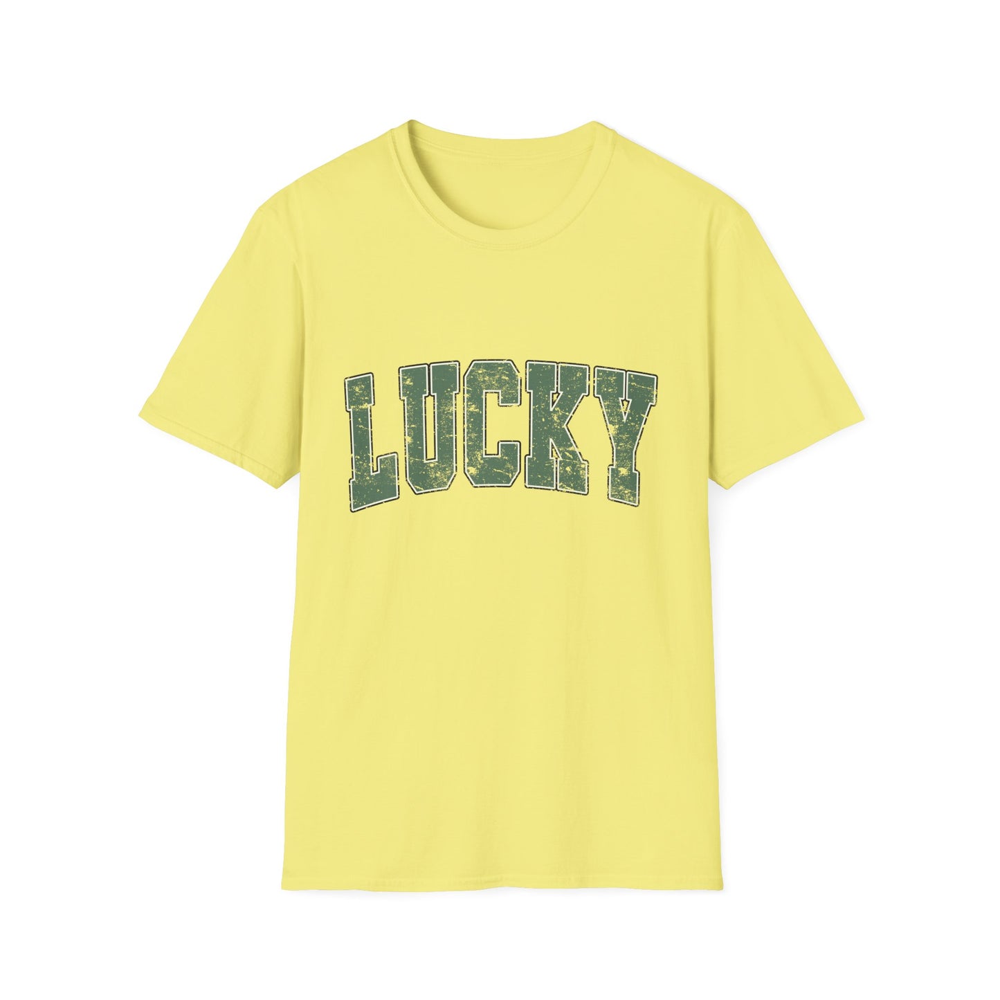 Lucky Graphic T-Shirt — Vintage Green St. Patrick’s Day Tee