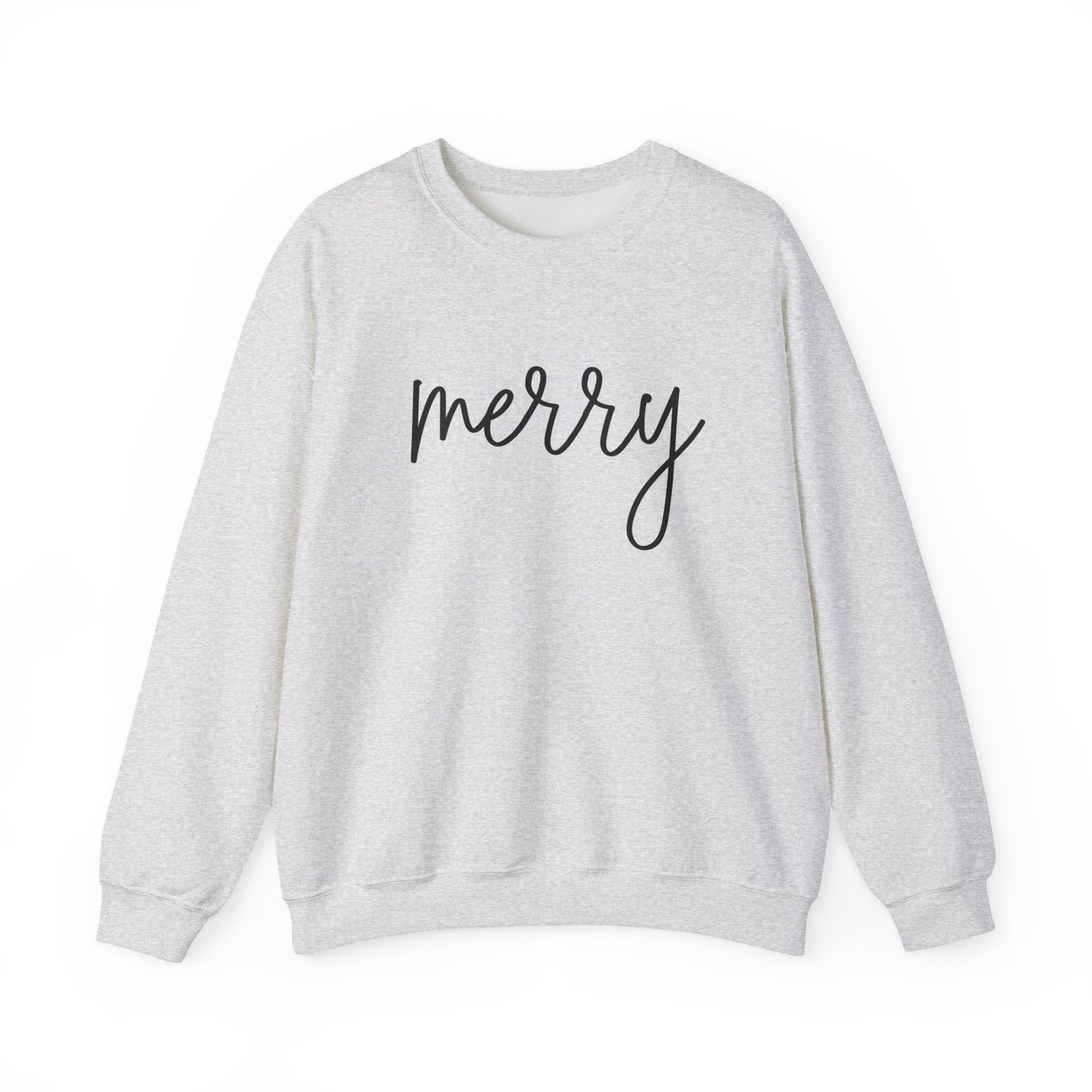 Cute Merry Crewneck Sweatshirt - Christmas Holiday
