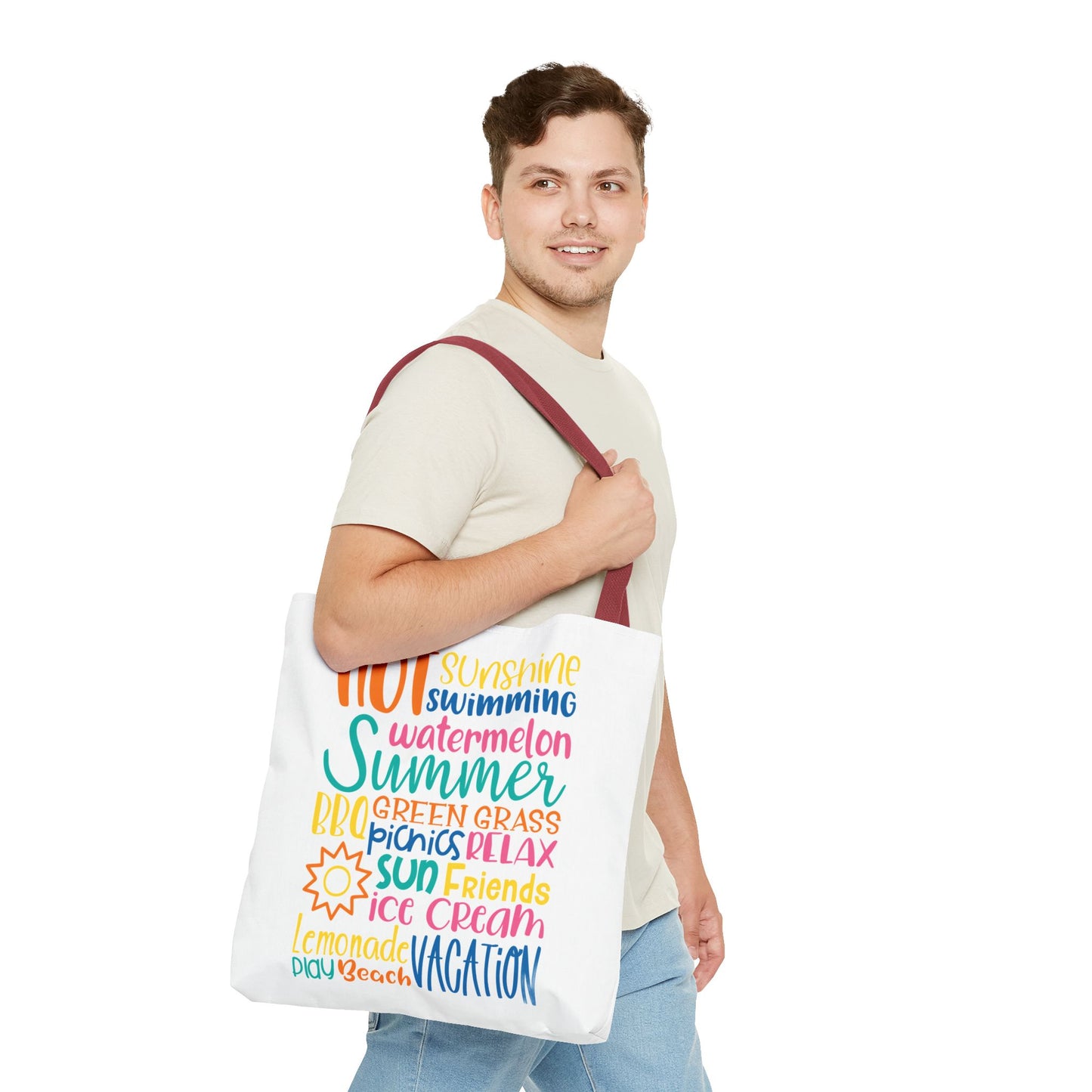 Summer Word Riot Tote Bag