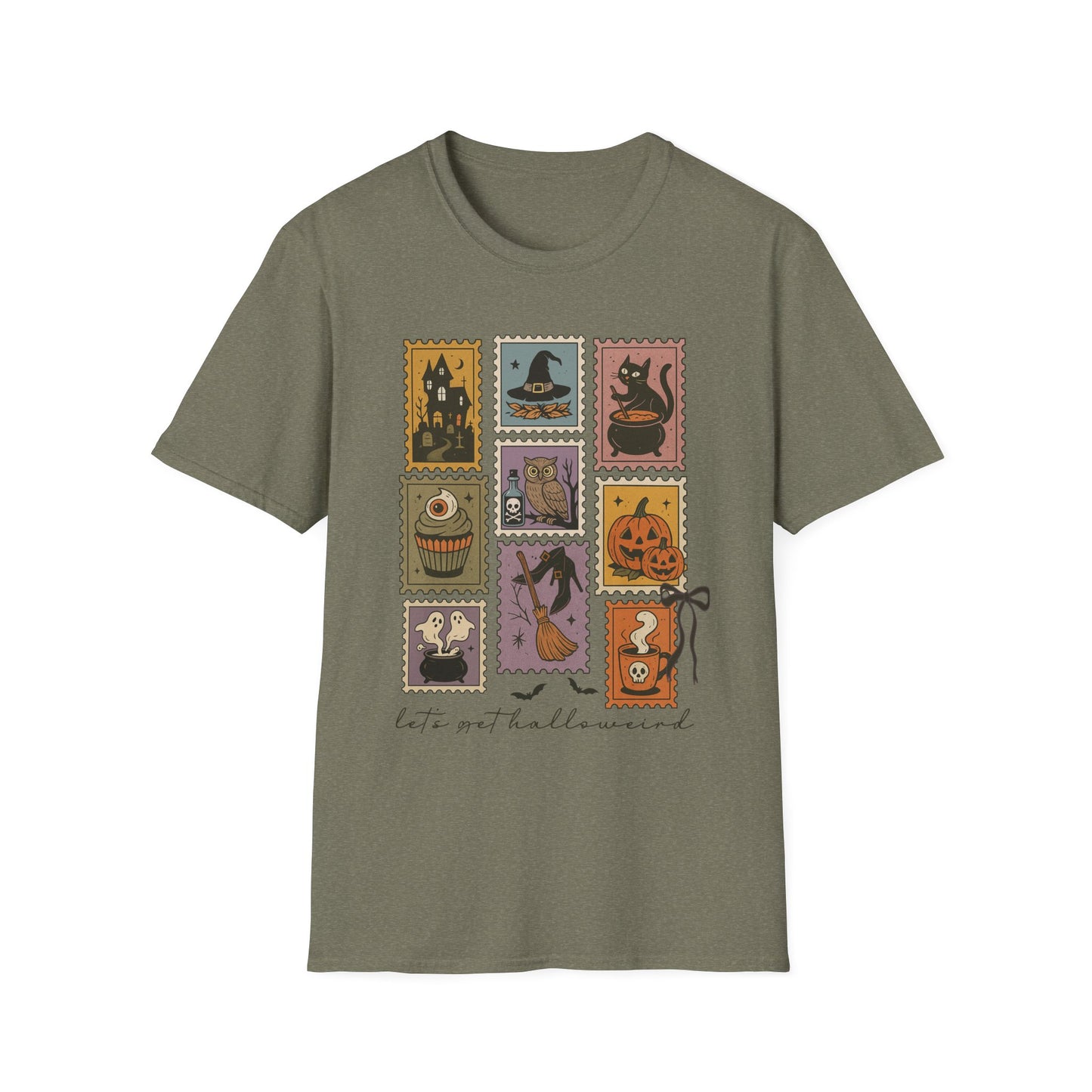 Vintage Halloween Stamp Women's Softstyle Tee