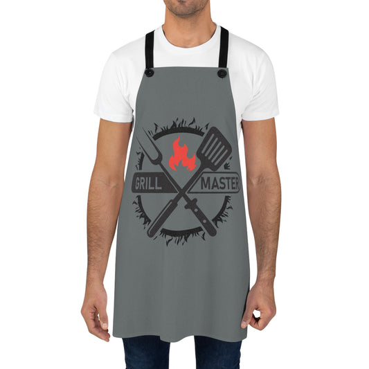 Dark Gray Grill Master Apron - Perfect for BBQ Lovers and Chefs, Ideal Gift for Father's Day and Summer Cookouts