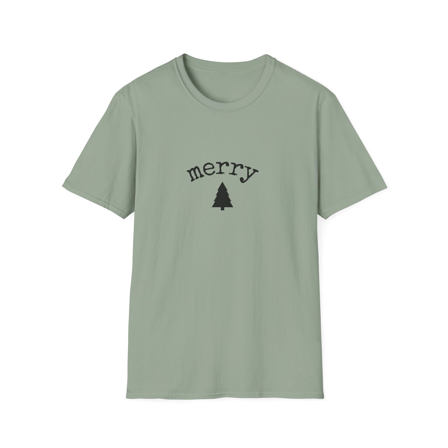 Cute "Merry Tree" Holiday T-Shirt — Festive Christmas Graphic Tee