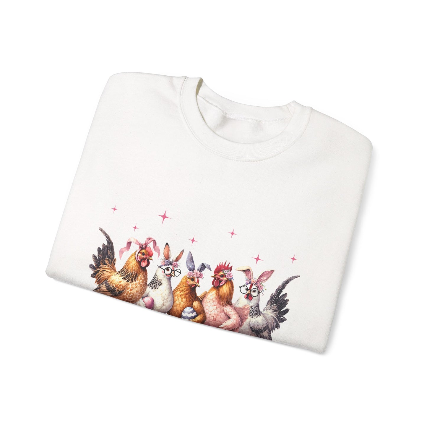 Happy Easter Themed Crewneck Women's Sweatshirt