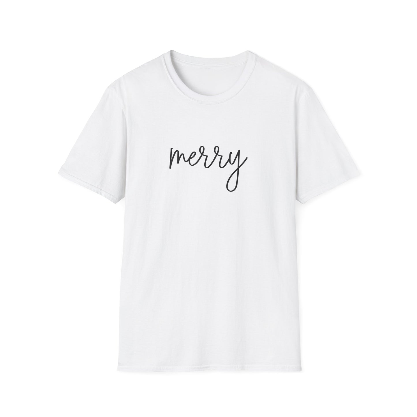 Merry Holiday T-Shirt — Cute Unisex Holiday Tee