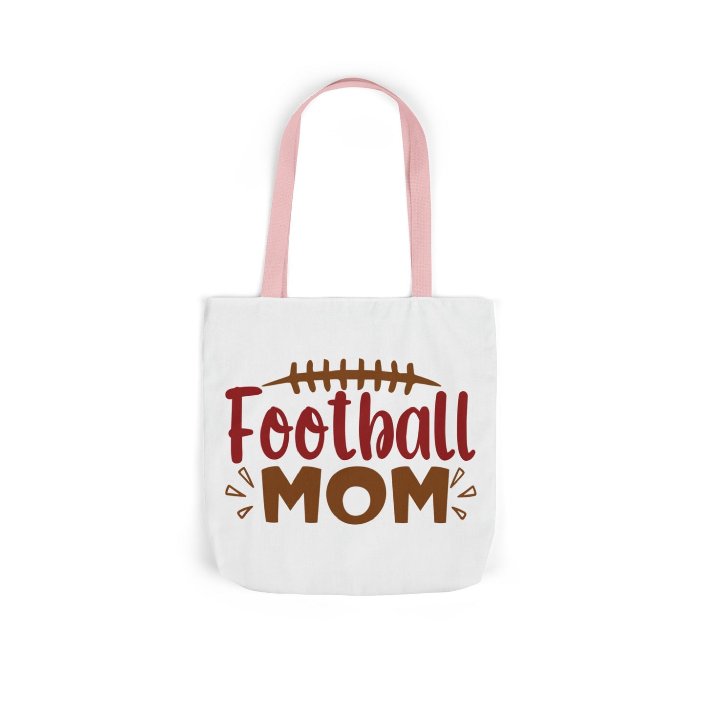 Football Mom Canvas Tote Bag — Game Day Reusable Grocery & Gear Tote