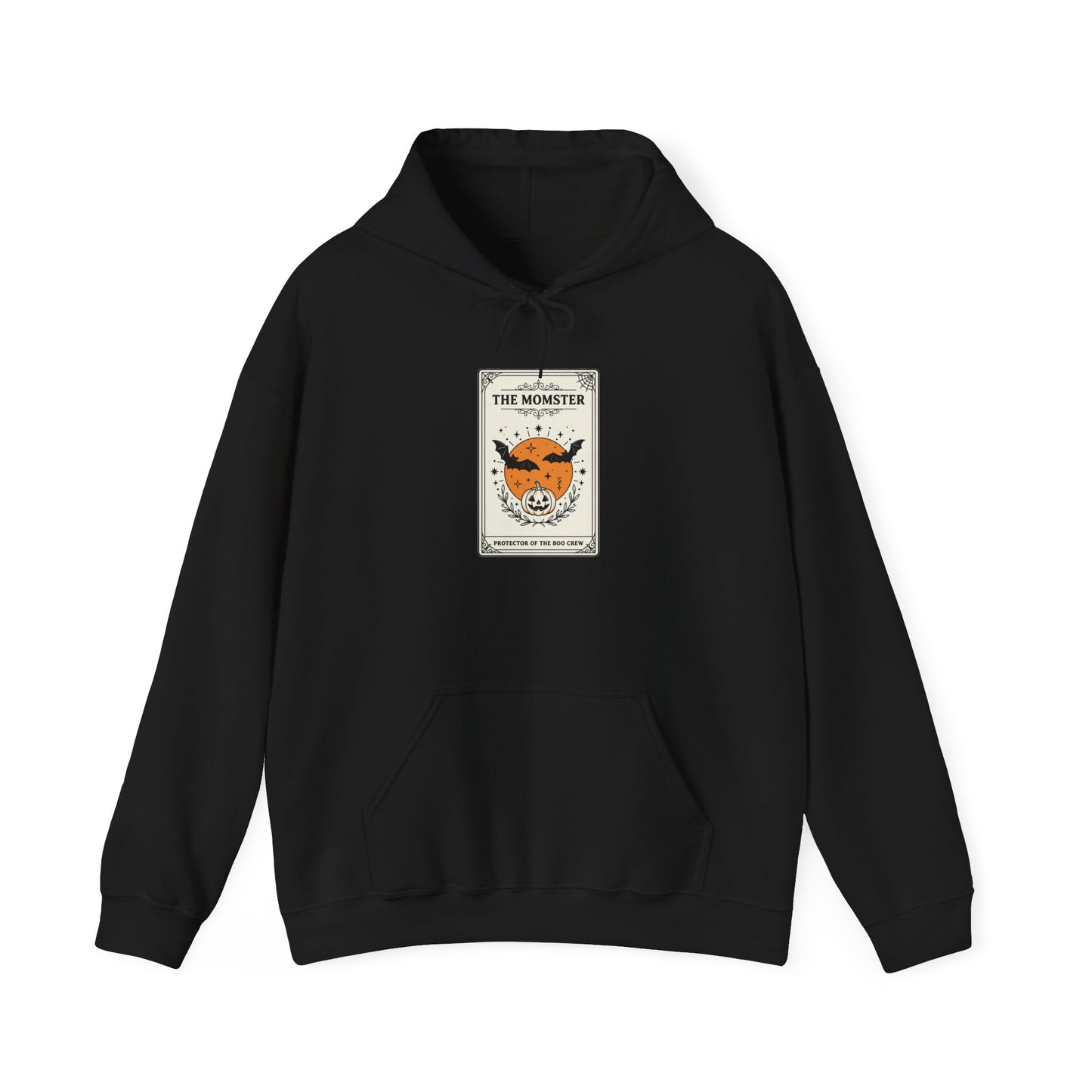 Momster Pumpkin Crest Hoodie | Halloween Momster, Spooky Retro