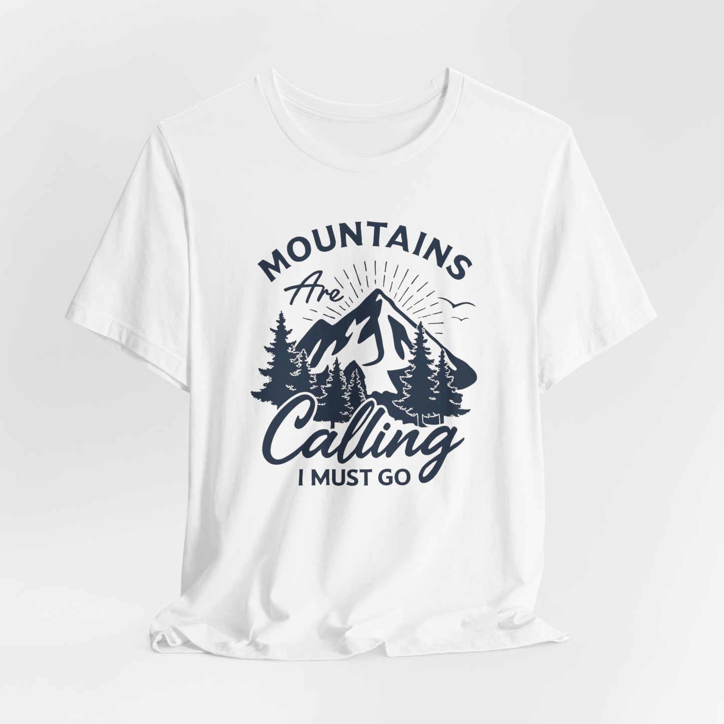 Mountains Are Calling T‑Shirt — Outdoor Adventure Graphic Tee