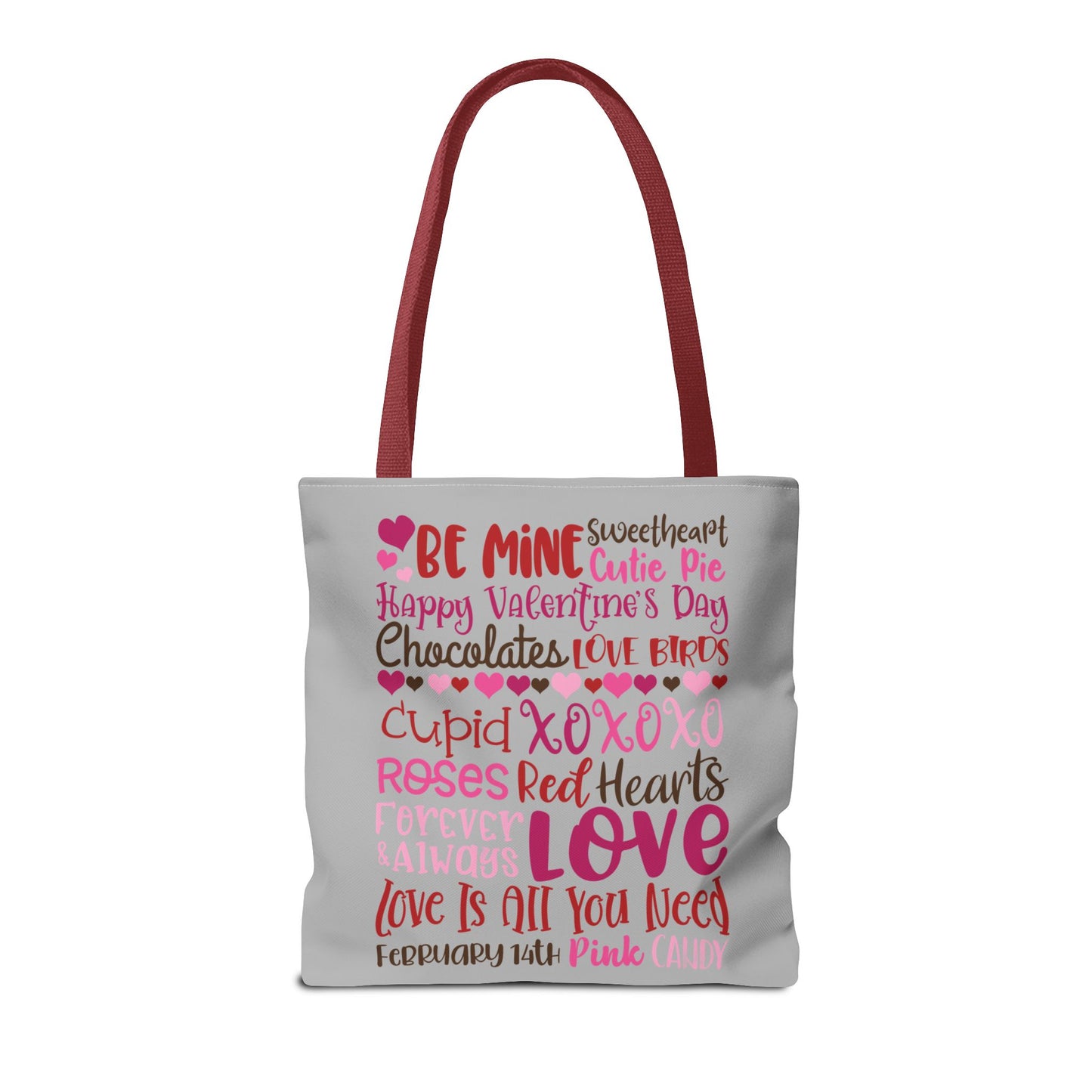 Valentine’s Day Love Words Tote Bag