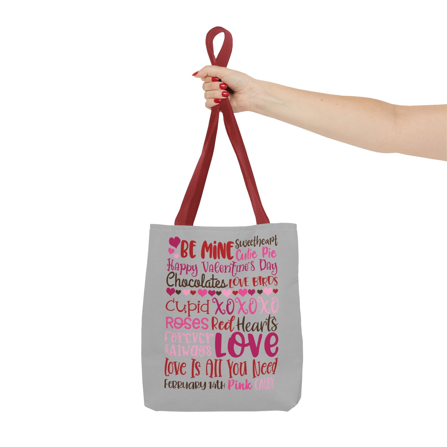 Valentine’s Day Love Words Tote Bag