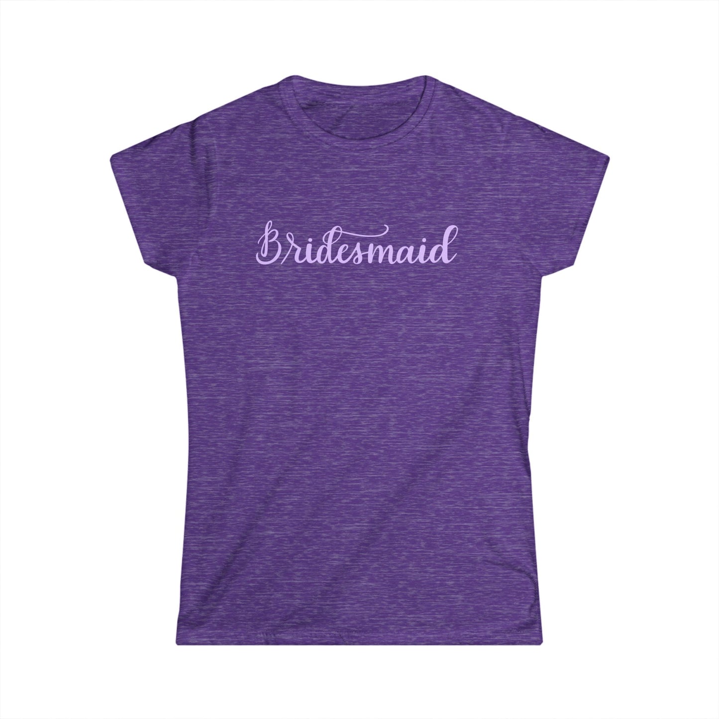 Bridesmaid Tee — Pastel Script Wedding Party Shirt