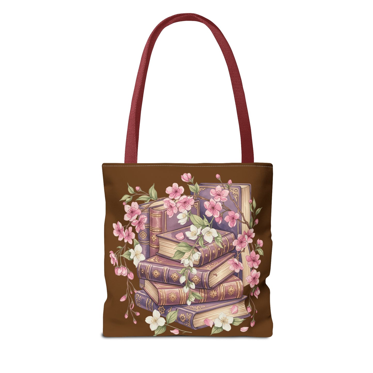 Wildflower Book Tote — Floral Print Library Tote
