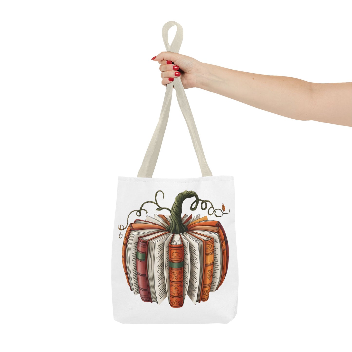 Pumpkin Book Tote Bag
