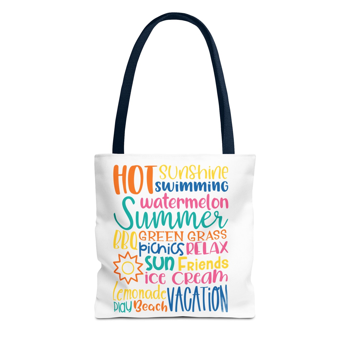 Summer Word Riot Tote Bag