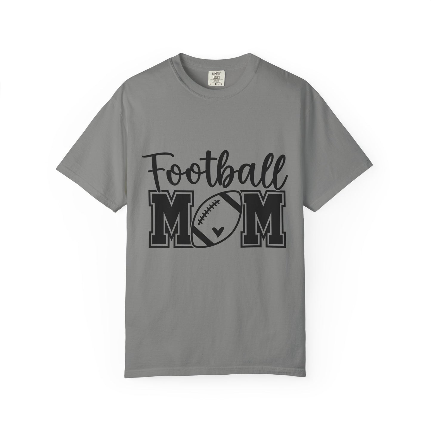 Football Mom T‑Shirt — Script & Varsity Football Mom Tee