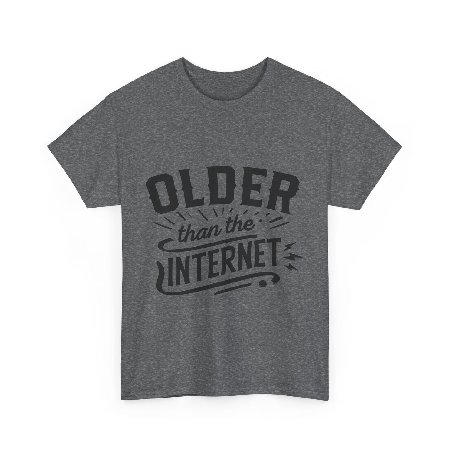 Older Than the Internet Unisex Heavy Cotton Tee for Dad for Father's Day