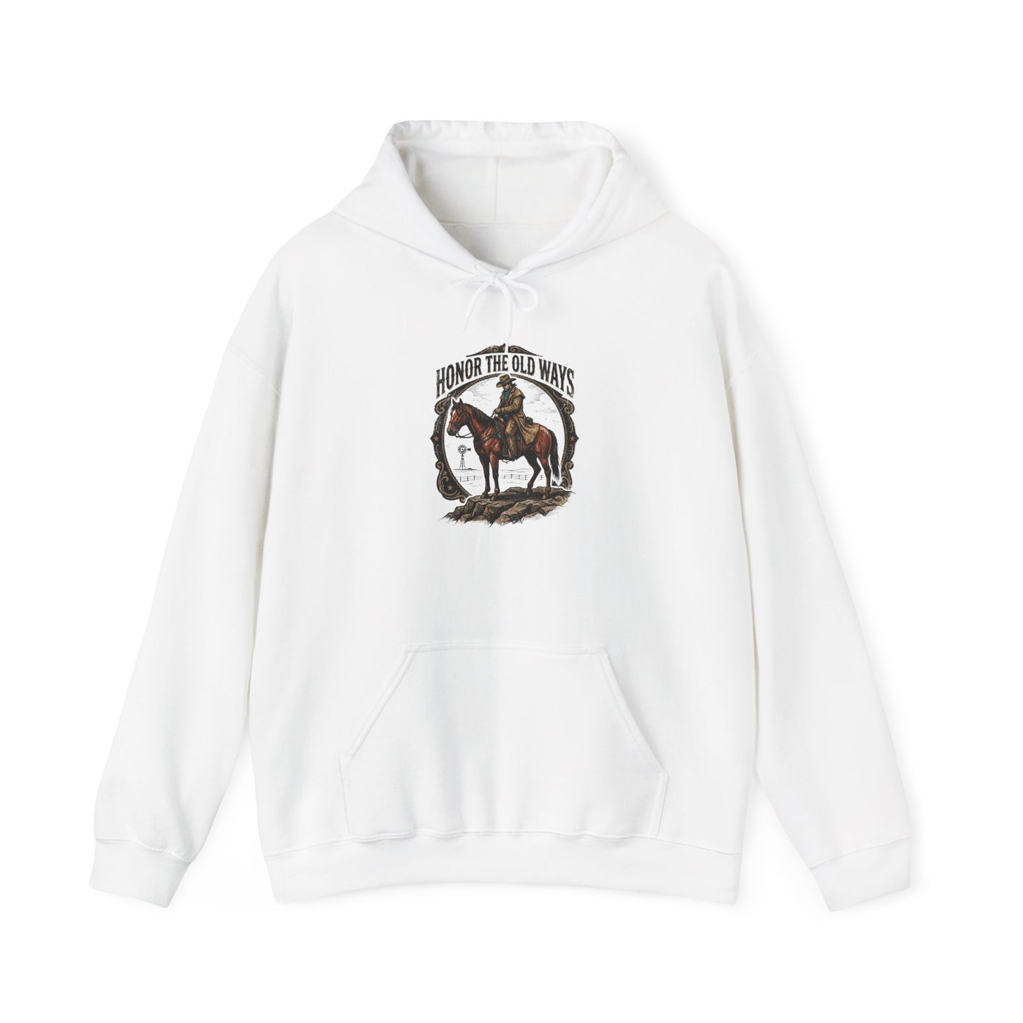 Honour the Old Ways Hoodie | Western Americana, Vintage Cowboy Rodeo