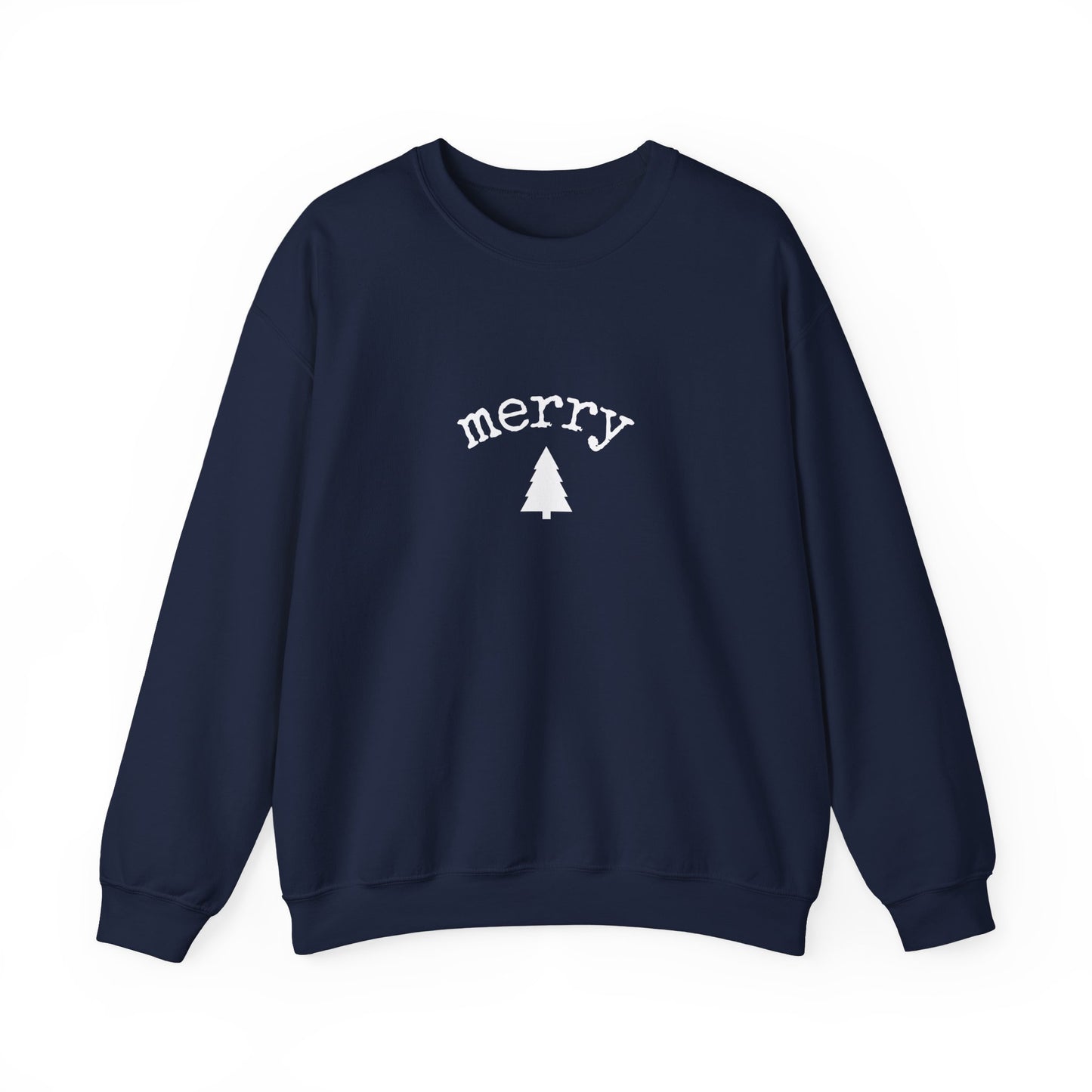 Merry Festive Holiday Crewneck Sweatshirt — Cute Christmas Sweatshirt