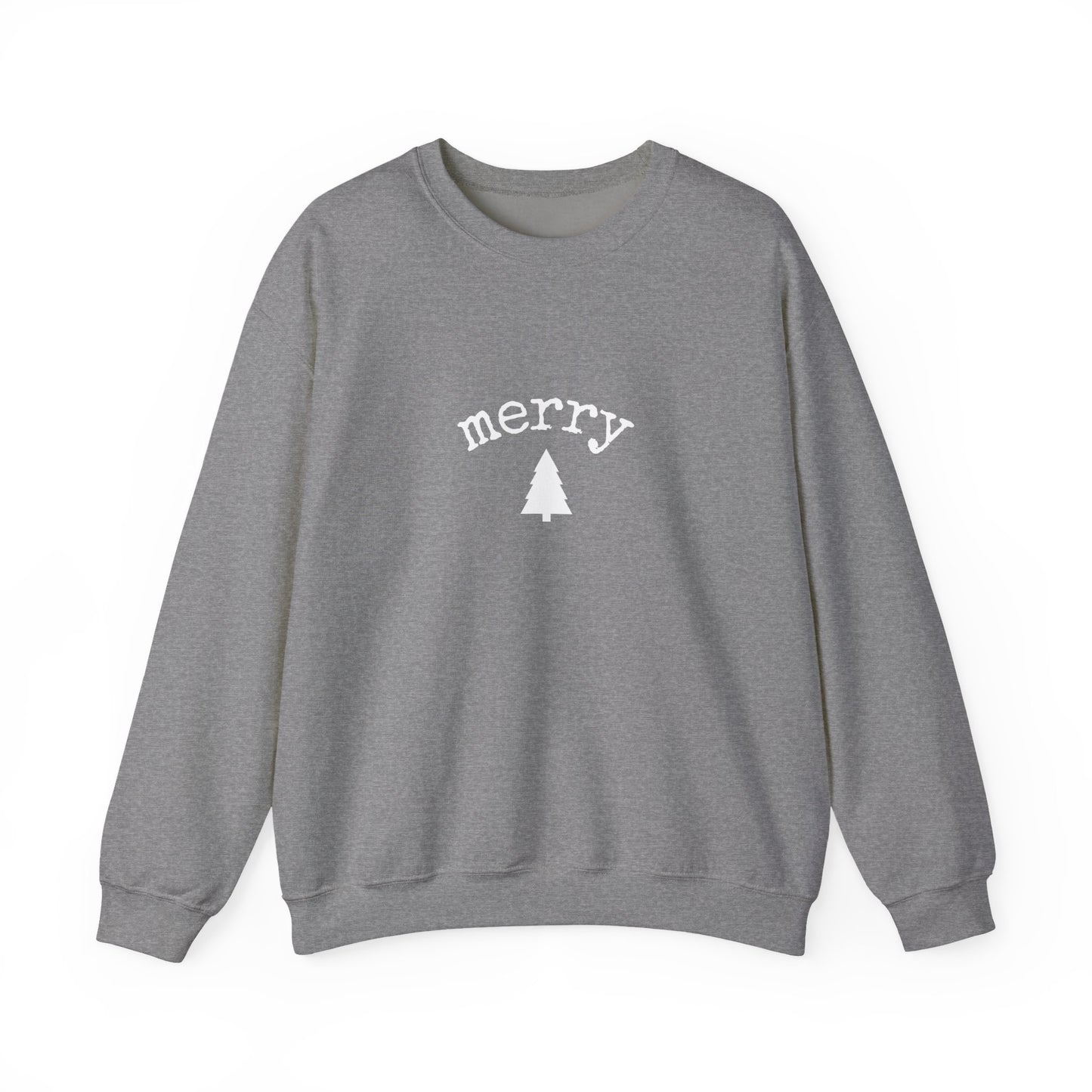 Merry Festive Holiday Crewneck Sweatshirt — Cute Christmas Sweatshirt