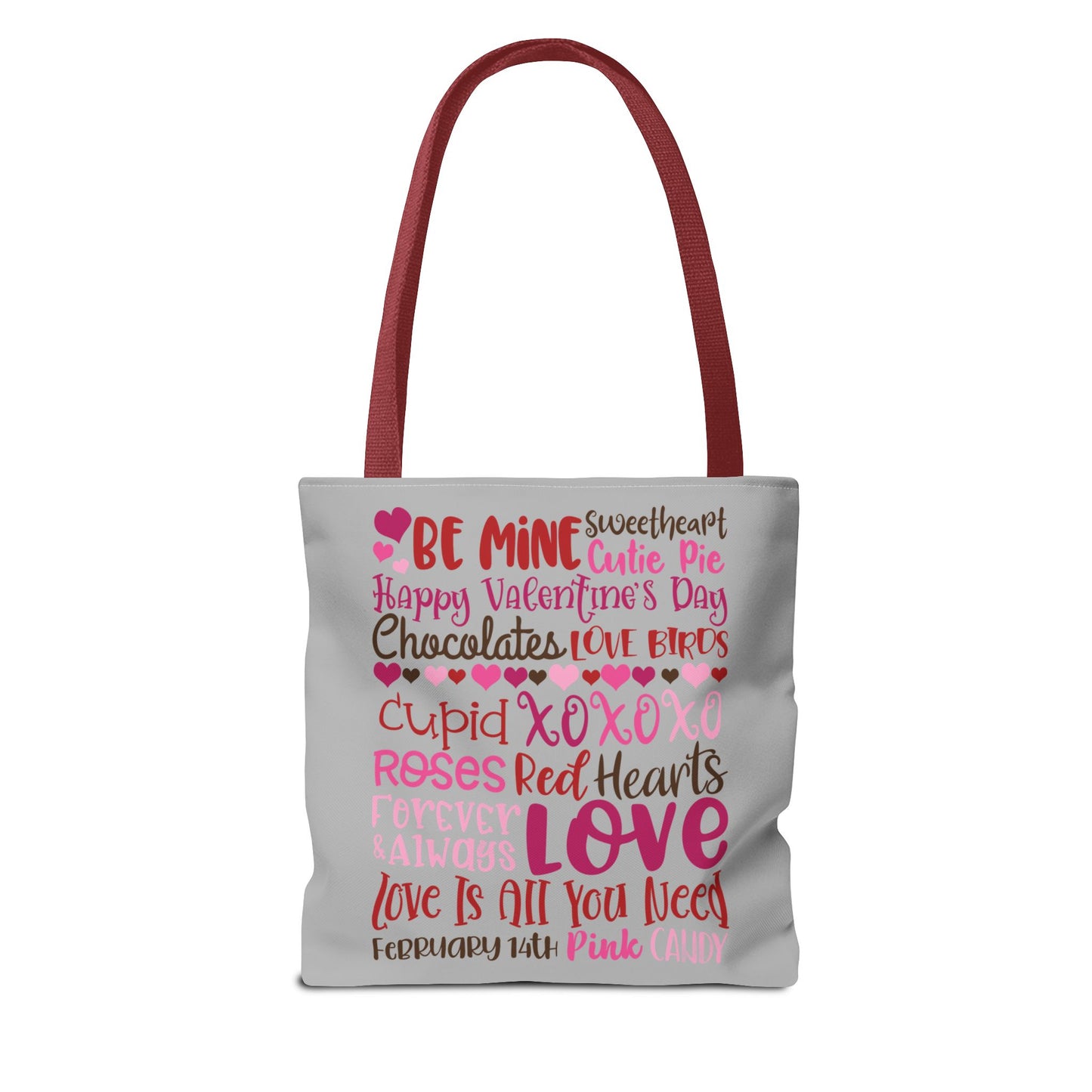 Valentine’s Day Love Words Tote Bag