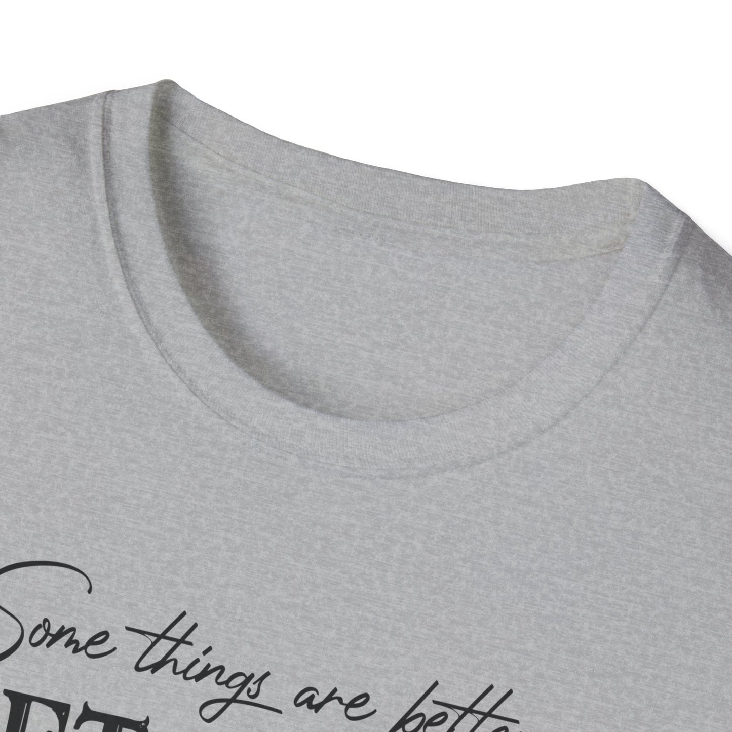 Women's Softstyle T-Shirt - "Some Things are Better Left Unsaid" Graphic Tee