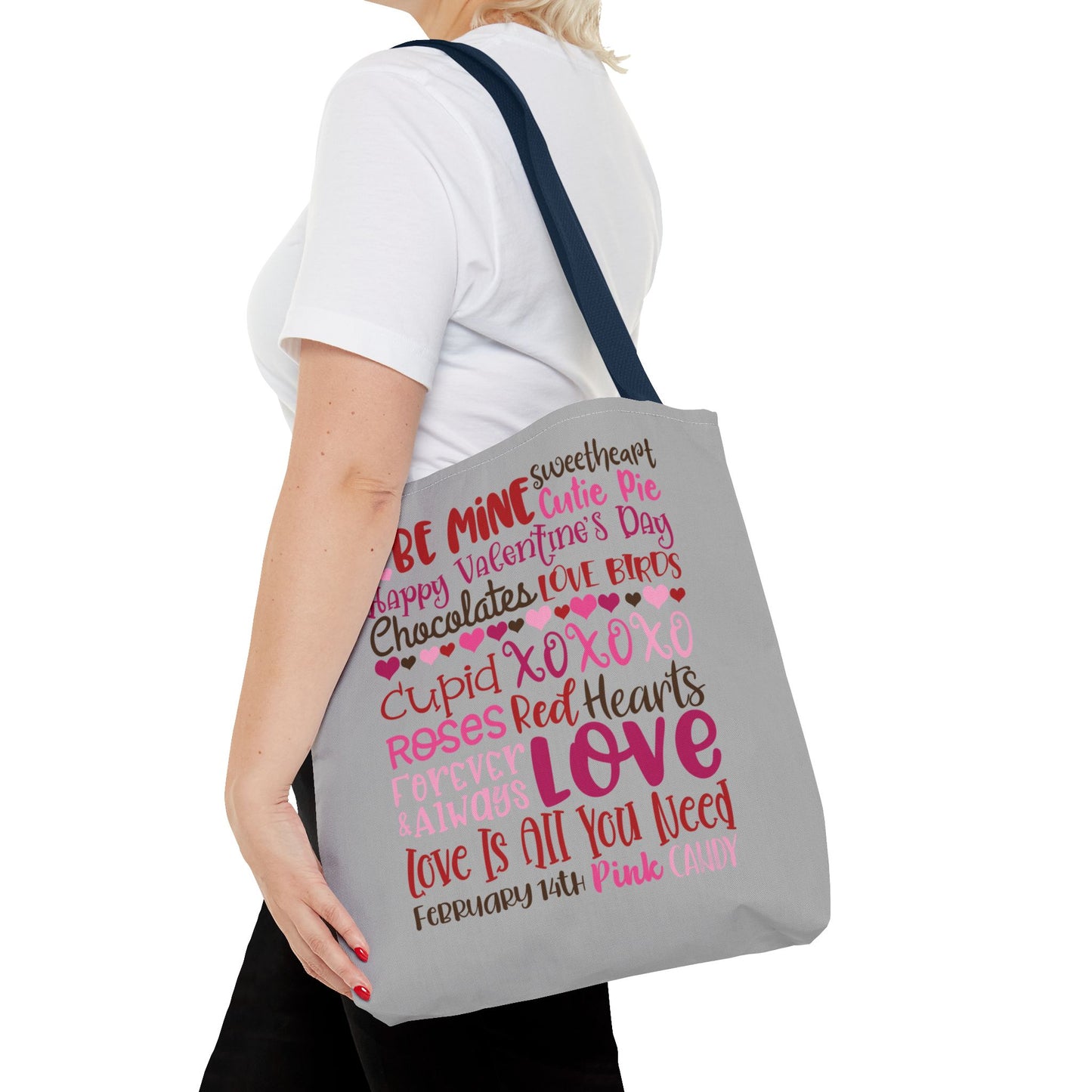 Valentine’s Day Love Words Tote Bag