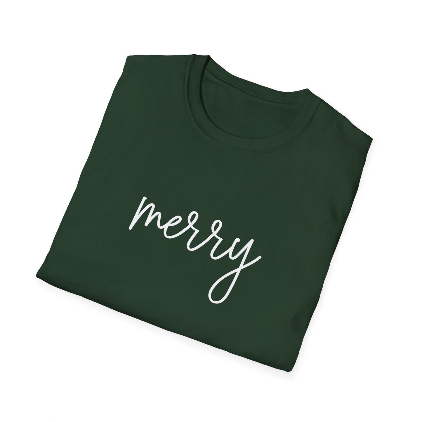 Merry Holiday T-Shirt — Cute Unisex Holiday Tee