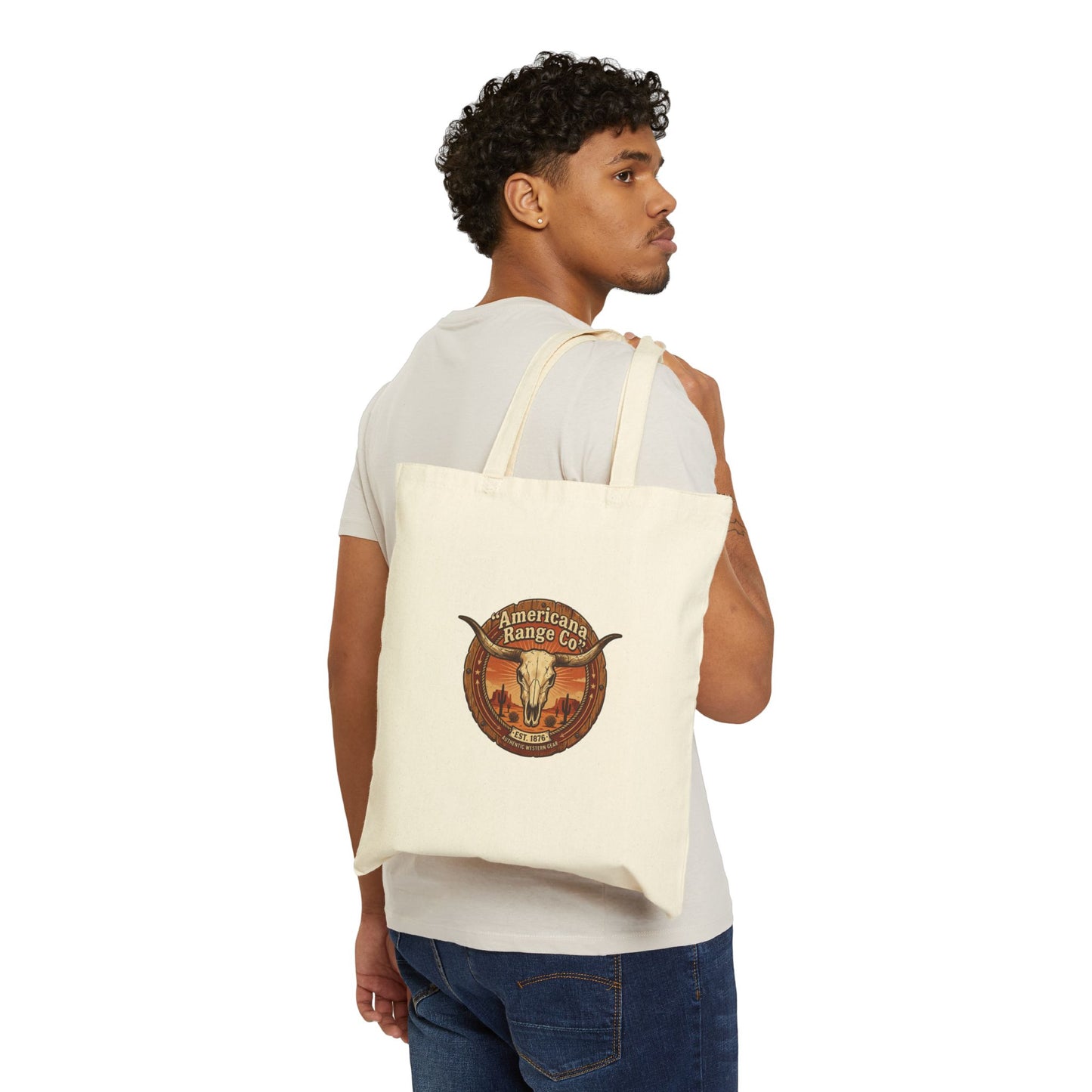 Americana Range Co Skull Badge Tote | Western, Vintage Frontier